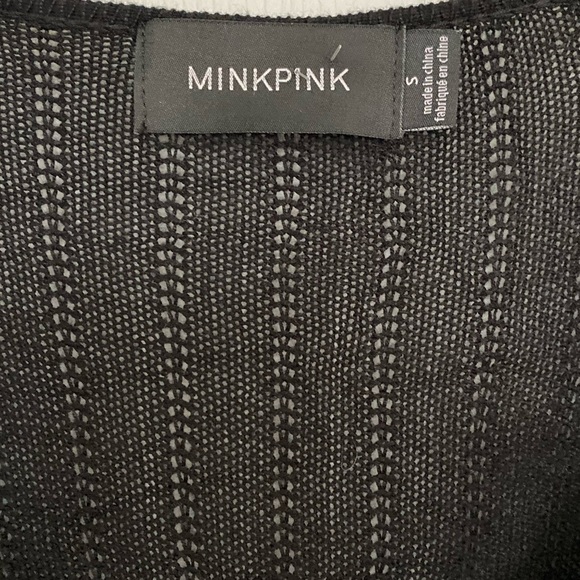 MINKPINK knit black Dress. - Picture 3 of 8